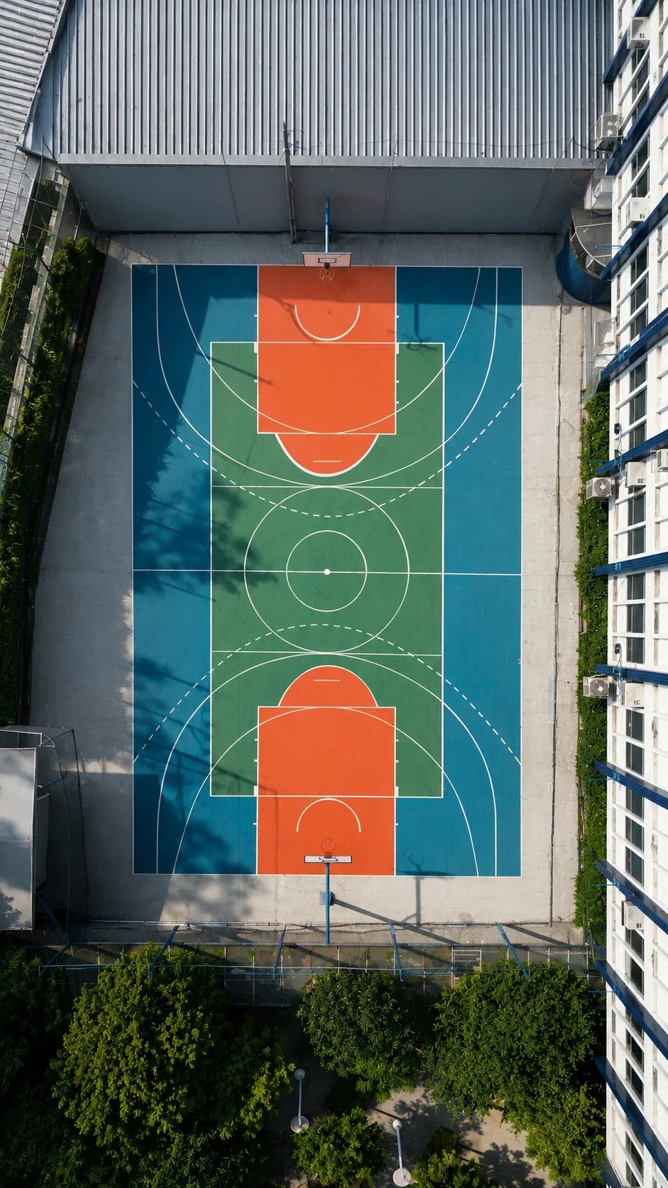 Área esportiva do Colégio do Carmo